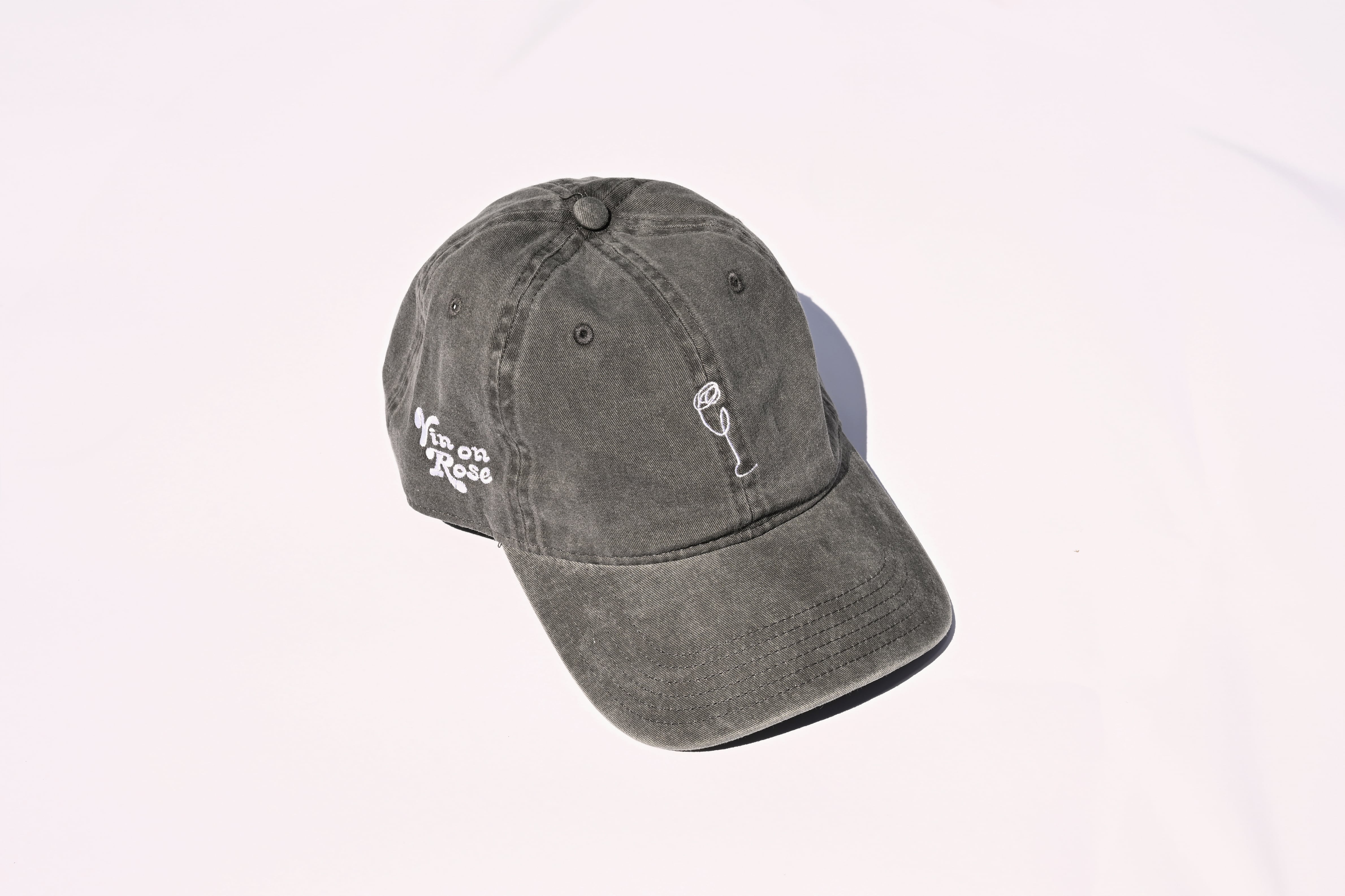 Wine bottle logo hat