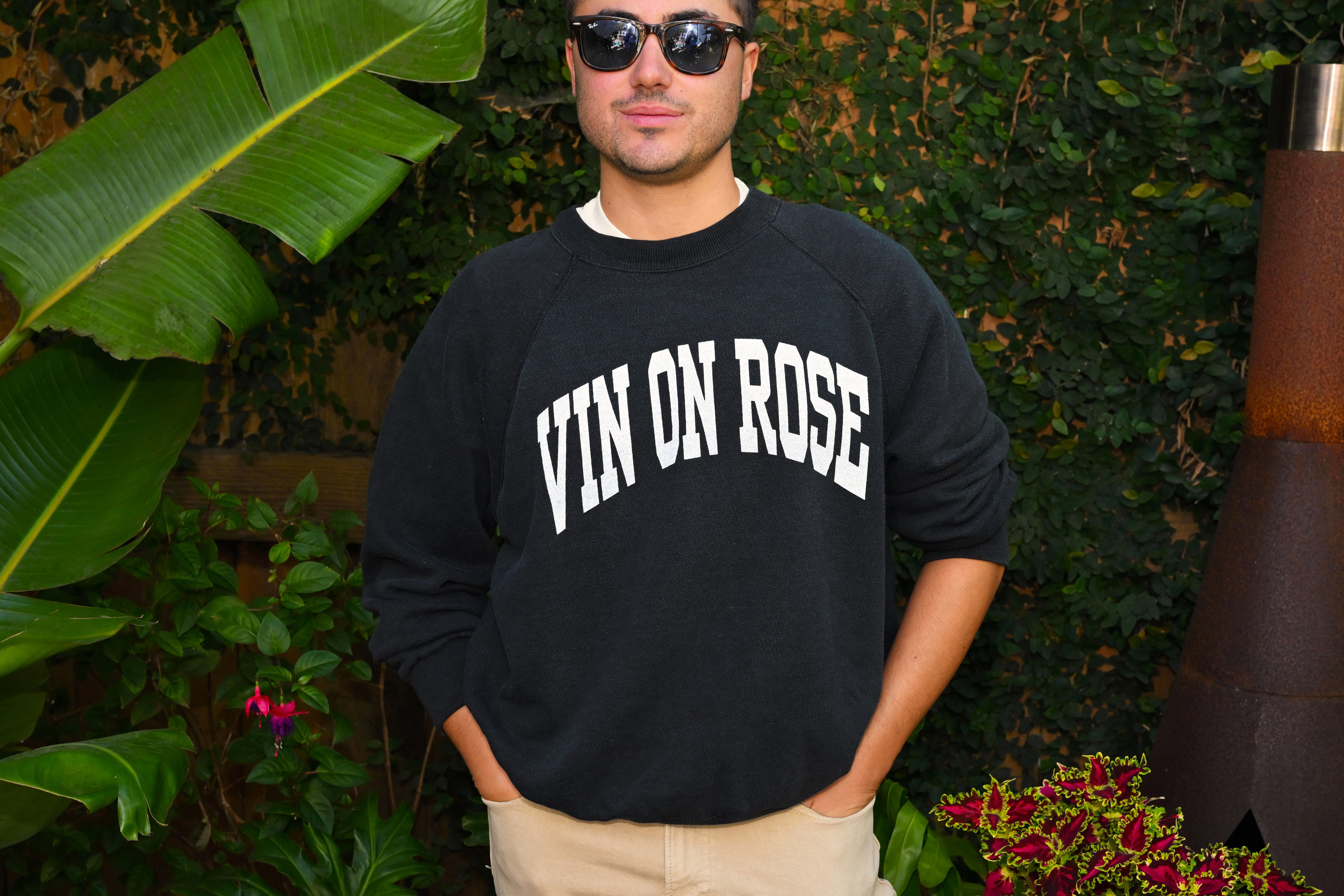 Vin on Rose logo vintage sweatshirt
